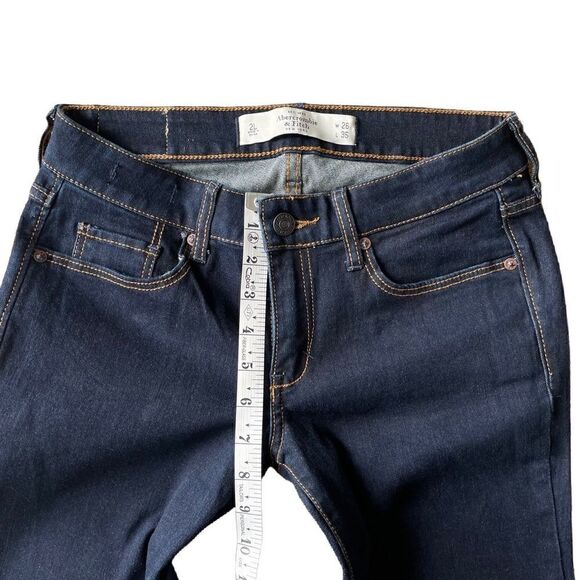 Abercrombie & Fitch “The A&F Skinny” Dark Wash Denim Jeans Women’s Size 2L - Picture 4 of 8